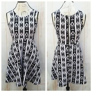 Aztec Print Dress